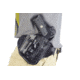 Wilson Combat Lo-Profile II Holster, Full-Size 1911 with TLR-1 Weapon Light, Right Hand, 1.5in Belt, Black Leather w, Shark Trim MLP1BLSR15WL