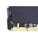 Wilson Combat Lo-Profile II Holster, Glock 17, 22, 31, Right Hand, 1.5in Belt, Black Leather with Shark Trim MLP6BLSR15