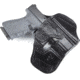 Wilson Combat Lo-Profile II Holster, Glock 19, 23, 32, Right Hand, 1.5in Belt, Black Leather with Shark Trim, MLP5BLSR15