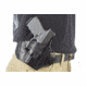 Wilson Combat Lo-Profile II Holster, Glock 19, 23, 32, Right Hand, 1.5in Belt, Black Leather with Shark Trim MLP5BLSR15