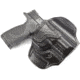 Wilson Combat Lo-Profile II Holster, S and W M and P, Right Hand, 1.5in Belt, Black Leather with Shark Trim, MLP13BLSR15