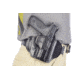 Wilson Combat Lo-Profile II Holster, S and W M and P, Right Hand, 1.5in Belt, Black Leather with Shark Trim MLP13BLSR15