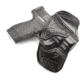 Wilson Combat Lo-Profile II Holster, SIG Sauer P938, Right Hand, 1.5in Belt, Black Leather with Shark Trim, MLP19BLSR15