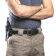 Wilson Combat Lo-Profile II Leather Outside the Waistband Holster, SIG P320 Carry, Right, Black, MLP21CBLSR15