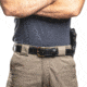 Wilson Combat Lo-Profile II Leather Outside the Waistband Holster, SIG P320, Left, Black, MLP21BLSL15
