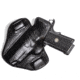 Wilson Combat Lo-Profile II Leather Outside the Waistband Holster w/ Rail, 1911 Commander/Compact, Right, Black, MLP2BLSR15R