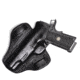 Wilson Combat Lo-Profile II Leather Outside the Waistband Holster w/ Rail, 1911 Full-Size, Right, Black, MLP1BLSR15R