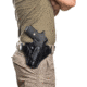 Wilson Combat Lo-Profile II Leather Outside the Waistband Holster w/ Rail, 1911 Full-Size, Right, Black, MLP1BLSR15R