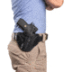 Wilson Combat Lo-Profile II Leather Outside the Waistband Holster, Wilson Combat EDC X9, Right, Black, MLP9BLSR15