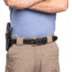Wilson Combat Lo-Profile II Leather Outside the Waistband Holster, Wilson Combat EDC X9, Right, Black, MLP9BLSR15
