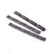 Wilson Combat M-LOK Rail Cover, 4 Slot, Package of 3, Black, TR-MRC-BLK