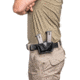 Wilson Combat Palmetto Cowhide Leather Double Pistol Magazine Pouch, Beretta 92, Ambidextrous, Black, PLDP4BLR15