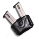 Wilson Combat Palmetto Cowhide Leather Double Pistol Magazine Pouch, Beretta 92, Ambidextrous, Black, PLDP4BLR15