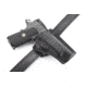 Wilson Combat Practical Carry, Full-Size 1911, Left Hand, 1.5in Belt, Black Shark PC1BSL15