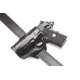 Wilson Combat Rapid Response Holster, Compact 1911, Left Hand, 1.5in Belt, Black Leather RV2BLL15