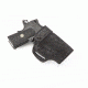 Wilson Combat Rapid Response Holster, Compact 1911, Right Hand, 1.5in Belt, Black Elephant RV2BER15