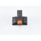 Wilson Combat Snag-Free Front Sight, WC/AmeriGlo, .170 in, Green/Orange, 839OT170