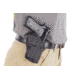 Wilson Combat Tactical Assault Holster, Beretta 92/96 Compact, Right Hand, 1.5in Belt, Black Kydex, Black TA12BKR15