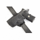 Wilson Combat Tactical Assault Holster, Compact 1911, Left Hand, 1.5in Belt, Black Kydex TA2BKL15