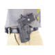Wilson Combat Tactical Assault Holster, Compact 1911, Left Hand, 1.5in Belt, Black Kydex TA2BKL15