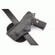 Wilson Combat Tactical Paddle Holster, Full-Size 1911, Left Hand, 1.5in Belt, Black Kydex TP1BKL15