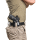 Wilson Combat Undercover Professional Cowhide Leather Inside the Waistband Holster w/ Rail, 1911 Commander/Compact, Right, Black, UP2BLR15R