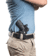 Wilson Combat Undercover Professional Cowhide Leather Inside the Waistband Holster w/Rail, Full-Size 1911, Right, Black, UP1BLR15R