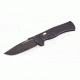 Wilson Combat Pro Tech, Eagle Automatic by Les George, Matte Black DLC Blade Finish, Matte Black, WTK-EAGLE-AB