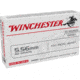 Winchester Winchester 5.56x45mm NATO 62 Grain Full Metal Jacket Centerfire Rifle Ammo, 20 Rounds, USA5562