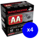 Winchester AA 12 Gauge 7/8 oz 2.75in Centerfire Shotgun Ammo, 100 Rounds, AA12FL8