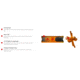 Winchester AA TrAAcker Orange Shotgun Shot, 12 Gauge, 2.75in Shot Length, 1 1/8oz Shot Weight, 7.5 Shot Size, 1200 ft/s, 25 Rounds, AAM127TO