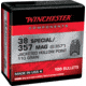 Winchester Ammo Centerfire Handgun Reloading, 38 Special .357, 110 Grain, 100 Bullets, WB38HP110X