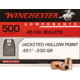 Winchester Ammo Centerfire Handgun Reloading .45 Caliber .451 230 Grain Jacketed Hollow Point Pistol Bullets