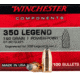 Winchester Ammo Centerfire Rifle Reloading, 350 Legend, 180 Grain, 100 Bullets, WB350P180X