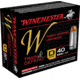 Winchester Ammo W Train And Defend 40 S&amp;W 180 Grain Jacketed Hollow Point Ammo, W40SWD