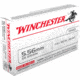 Winchester 5.56mm, 55 grain, Full Metal Jacket, Brass Case, 20-Rounds, Q3131L