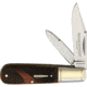 Winchester Barlow Brown Checke Bone Folding Knife, 3.5in Closed, Mirror SS Clip And Pen Blades, Brown Checkered Bone Handle, Gift Boxed, KB211W / WN29120C
