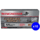 Winchester Copper Impact 6.8 Western 162 Grain AccuBond Long Range Brass Cased Centerfire Rifle Ammo, 200 Rounds, X68WLF-KIT1