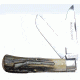 Winchester Knives 4 1/2in, 2 Blade Large Trapper w/ Stag Handle W 15 28103 1/2