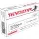 Winchester Lake City M193 Rifle Ammo 5.56mm 55gr FMJ 3240 fps 1000/ct case, WM193KC