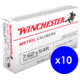 Winchester Metric, 7.62x54mm Russian, 180 grain, Jacketed Soft Point, Brass, Centerfire Rifle Ammo, 200 Rounds