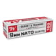 Winchester USA White Box 9mm Luger 124 Grain Full Metal Jacket Brass Pistol Ammo, 100 Round, W9NATOVP