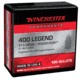 Winchester Powerpoint .400 Caliber Rifle Bullets, 215 grain, Jacketed Soft Point, 100 Bullets, WB400P215X