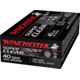 Winchester Super Clean .40 S&amp;W 120 grain Full Metal Jacket Centerfire Pistol Ammo, 50 Rounds, W40SWLF