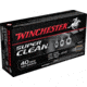 Winchester Super Clean .40 S&amp;W 120 grain Full Metal Jacket Centerfire Pistol Ammo, 50 Rounds, W40SWLF