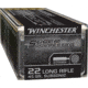 Winchester Super Suppressed .22 Long Rifle 45 grain Lead Round Nose Suppressed Rimfire Ammo, 100 Rounds, SUP22LR