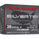 Winchester Super-X .38 Special +P 125 Grain Silvertip Jacketed Hollow Point Pistol Ammo, 20 Rounds, W38PST