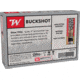 Winchester Super-X Shotshell 12 Gauge 24 Pellets 3in Centerfire Shotgun Buckshot Ammo, 5 Rounds, XB1231