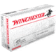 Winchester USA Handgun .45 ACP 185 grain Full Metal Jacket Brass Cased Centerfire Pistol Ammo, 50 Rounds, USA45A
