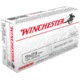Winchester USA Handgun 9x23mm Winchester 124 grain Jacketed Flat Point Brass Cased Centerfire Pistol Ammo, 50 Rounds, Q4304
